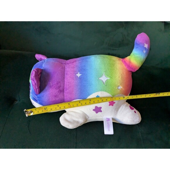 Aphmau MeeMeows Cat Pillow Plush Galaxy Rainbow Stars Large 11'' - Picture 6 of 6